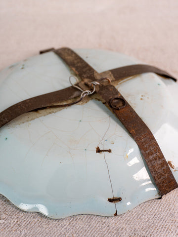 Are Chips and Cracks Normal in Antique French Pottery?