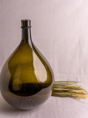 Antique French Glassware: Demijohns