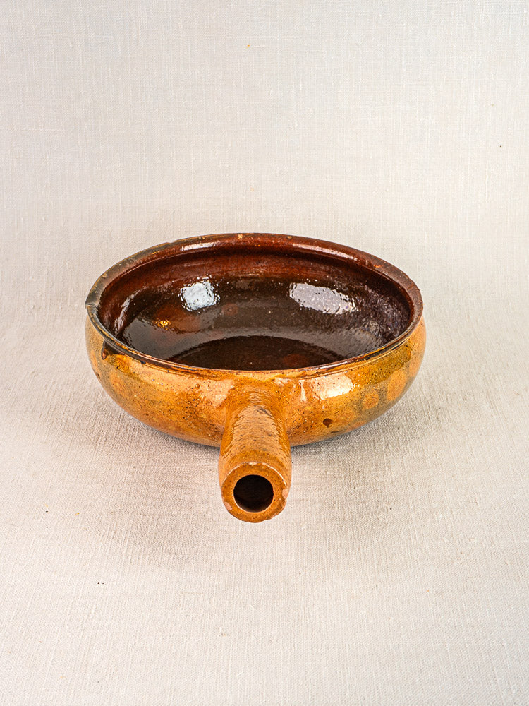 Antique French Vallauris Poêlons | Terracotta Skillet Pair – The