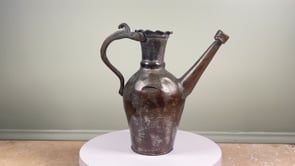 Antique Anatolian Tinned Copper Ibrik | Watering Can | 19th Century