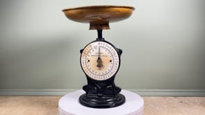 Antique Salter Kitchen Scale | Wirthschafts Waage No. 50 Cast Iron
