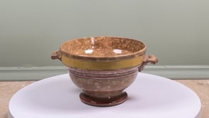 Antique French Faïence Bowl | HB et Cie Choisy-le-Roi | Early 20th Century