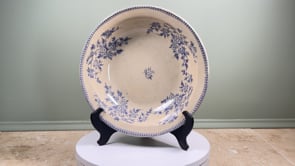 Antique French Saladier | Grigny Terre de Fer | Late 19th C