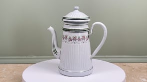 Antique Emamel French Coffee Pot | B.B. Frères | Circa 1910-20's