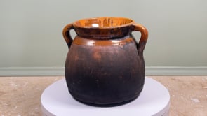Antique French Confit Pot | Earthenware | Late 19th C.