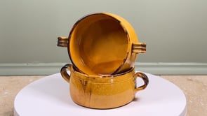 Vintage French Aegitna Vallauris Bowls | Vallauris Pottery | Mid 20th Century