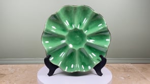 Antique French Ceramic Melon Dish | Dieulefit | Mid 20th Century