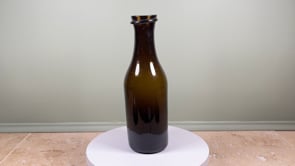 Antique French Glass Truffle Jar | Hand Blown Bocal | 19th Century Verre Soufflé