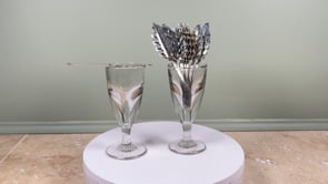 Antique French Absinthe Spoons | Cailar Bayard | Set of 10, Leaf Pattern
