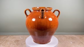 Antique French Cruche | Glazed Earthenware Water Jug | Late 19th to Early 20th Century