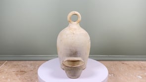 French Stoneware Bird Waterer | Antique Grès Abreuvoir à Oiseaux