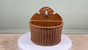Antique French Salt Box | Salt-Glazed Stoneware | Late 19th to Early 20th Century