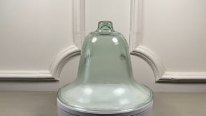 Antique French Glass Garden Cloche | Hand-Blown Melon Cloche | 19th Century