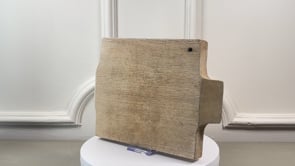 Antique French Cutting Board | Solid Oak | Sink-Fit Circa 1900