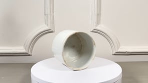 Antique French Fenal Badonviller Rillettes Pot | White Ironstone