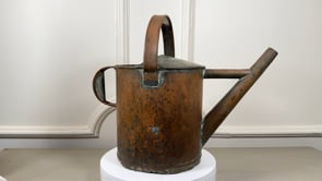French Copper Conservatory Arrosoir | Antique Hand-Hammered Watering Can