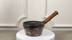 French Hand-Forged Copper Saucepan | Antique Casserole à Queue