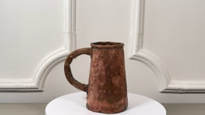 French Copper Chope | Antique Hand-Forged Tavern Tankard
