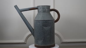 French Galvanized Zinc Arrosoir | Vintage Garden Watering Can