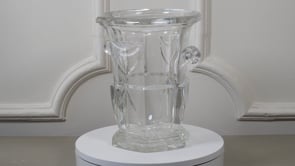 French Cut Crystal Champagne Bucket | Vintage Seau à Champagne