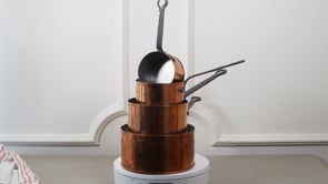 Jean Goardère Copper Saucepans | Vintage French Set of Four