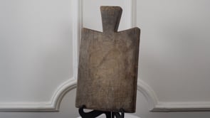 French Hardwood Cutting Board | Antique 19th C.