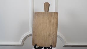 French Chestnut Cutting Board | Antique c. 1900